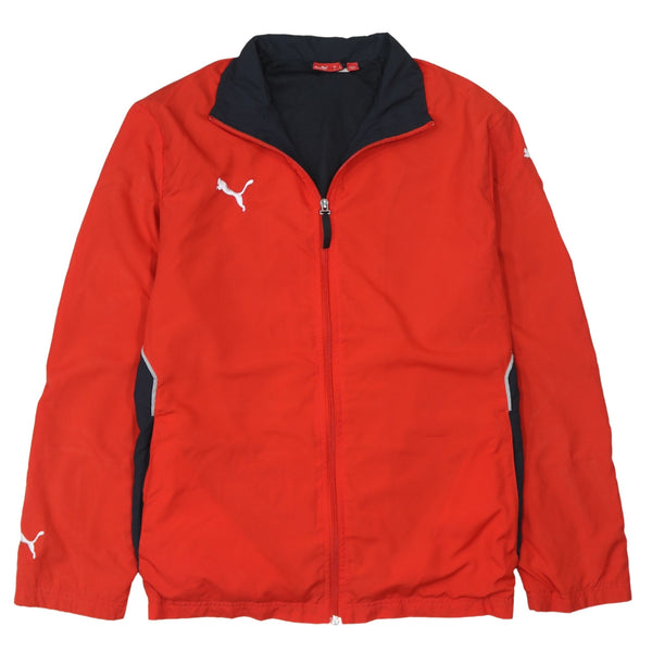 Puma 90's Lightweight Full Zip Up Windbreaker Medium Black