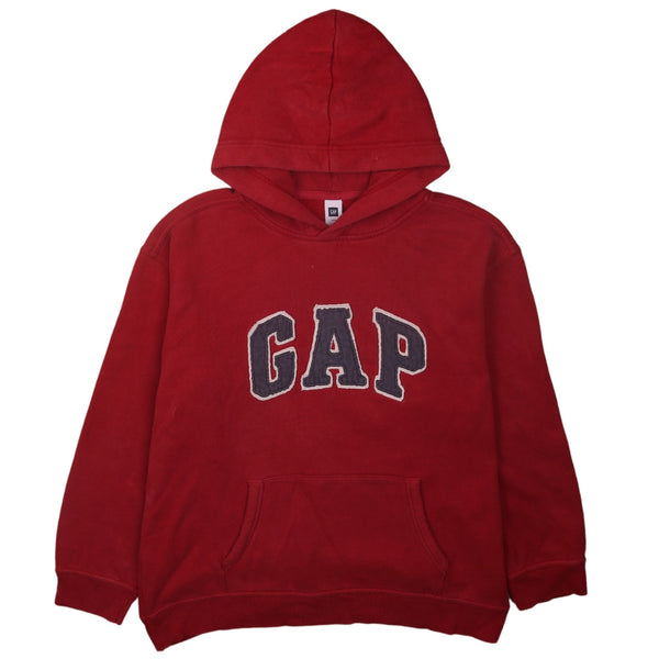 Gap 90's Spellout Pullover Hoodie XXLarge (2XL) Red