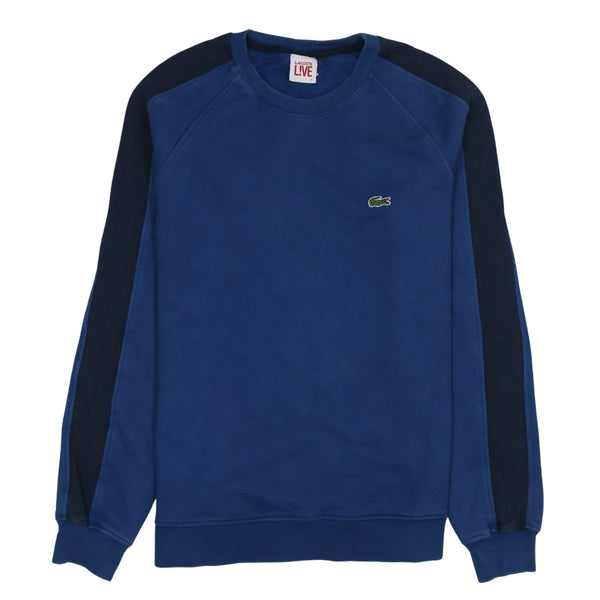 Lacoste Live Blue Cotton Blend Sweatshirt - Size M