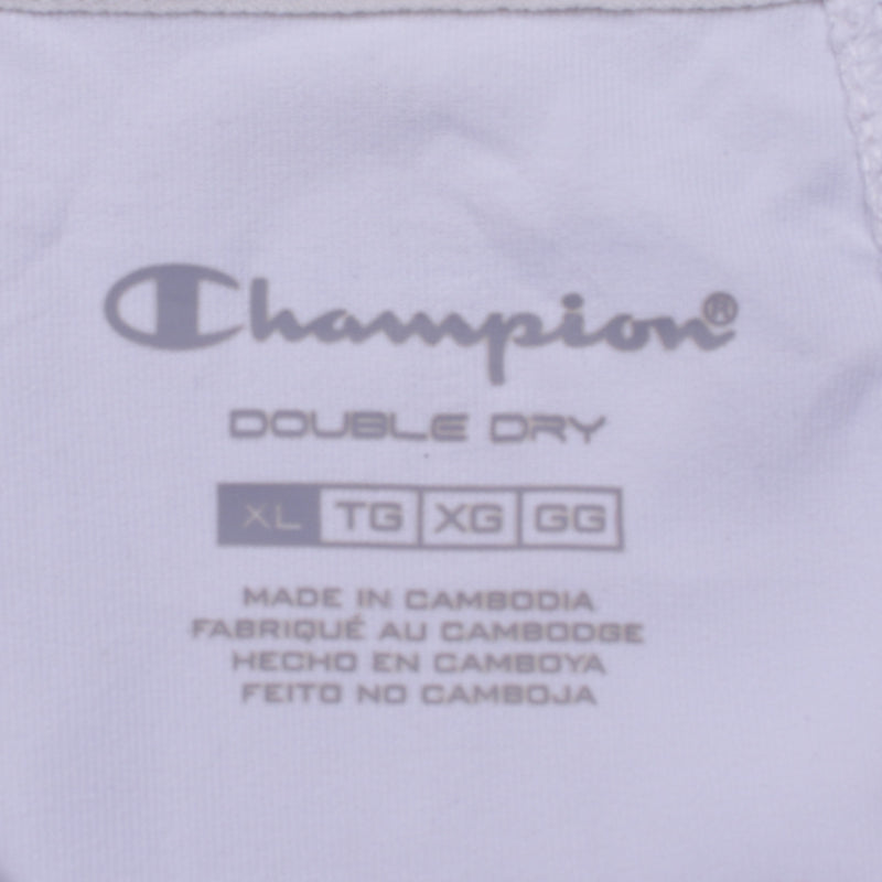 Champion 90's Sportswear Full Zip Up Sweatshirt XLarge White