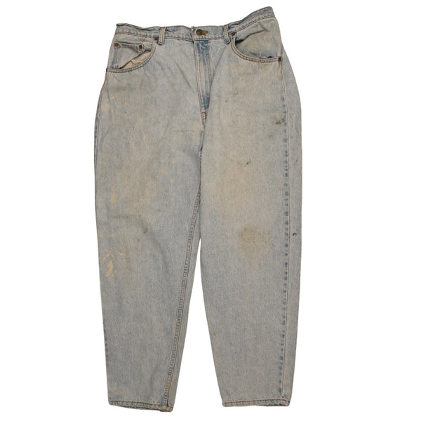 Levi's 90's Straight Leg Baggy Trousers / Pants 38 Blue