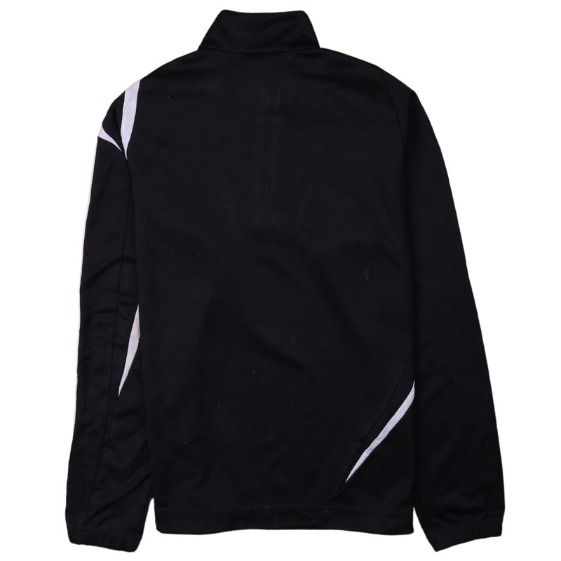 Adidas 90's Full Zip Up Quater Zip Windbreaker XLarge Black