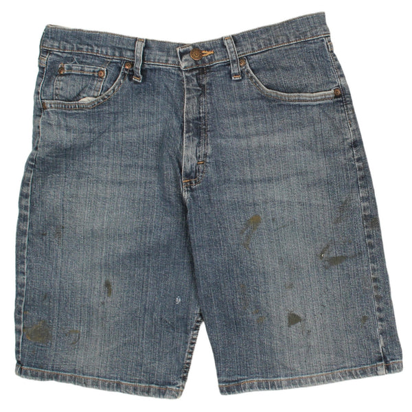 Wrangler 90's Baggy Chino Shorts 32 Blue