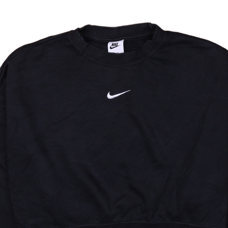 Nike 90's Swoosh Sportswear Sweatshirt XSmall Black