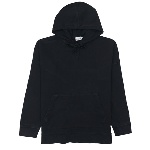 Stone Island 90's Plain Pullover Hoodie XLarge Black