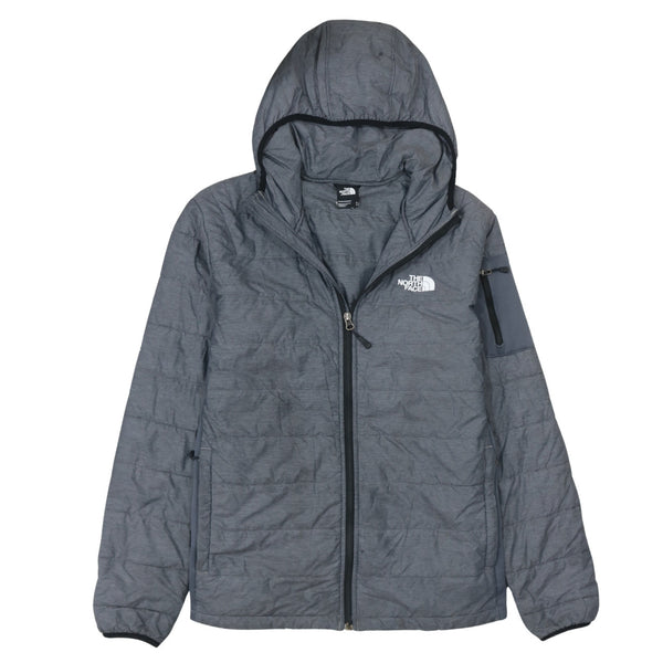 The North Face 90's Lightweight Full Zip Up Puffer Jacket Medium Grey