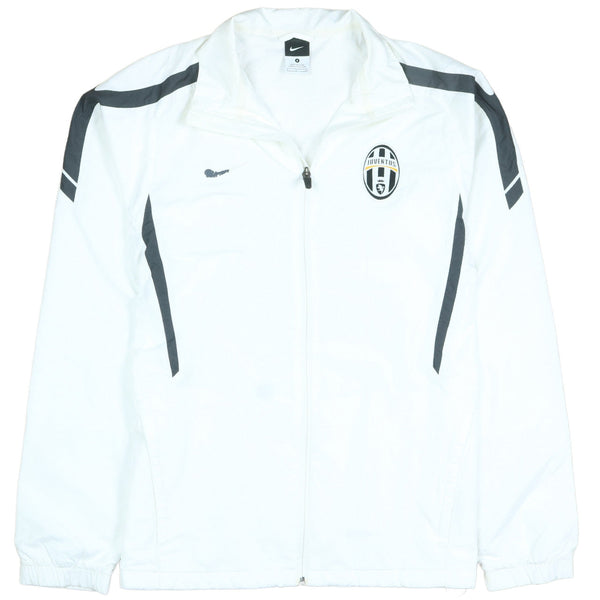 Nike 90's Swoosh Full Zip Up Juventus Windbreaker Small White