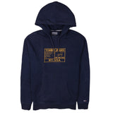 Tommy Hilfiger 90's Pullover Spellout Hoodie XSmall Navy Blue