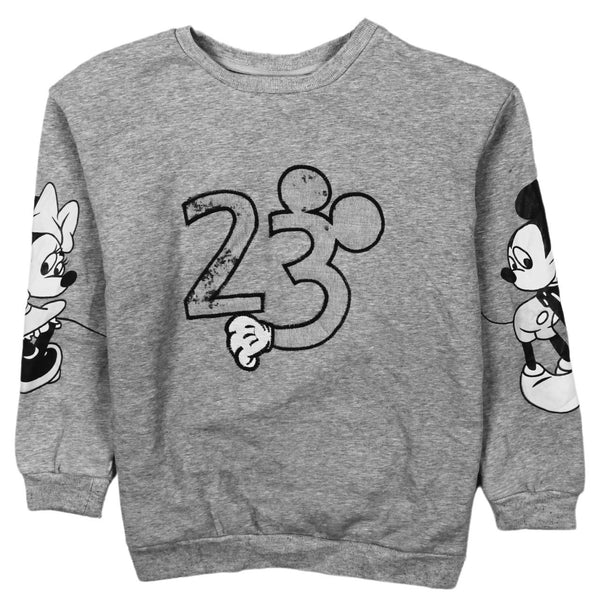 Diseny 90's Mickey Mouse Crew Neck Sweatshirt Small (missing sizing label) Grey