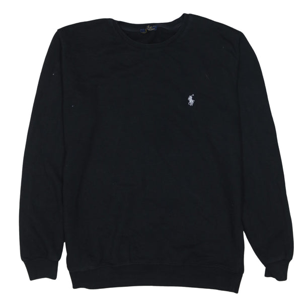 Polo Ralph Lauren 90's Lightweight Crew Neck Sweatshirt XXLarge (2XL) Black
