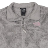 The North Face 90's Full Zip Up Fleece Jumper Medium Grey