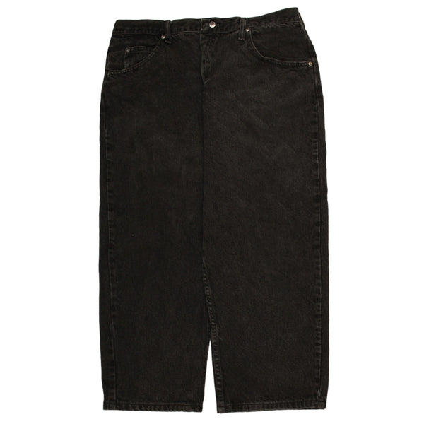 Wrangler 90's Straight Leg Baggy Trousers / Pants 38 Black