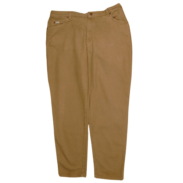 Lee 90's Straight Leg Baggy Trousers / Pants 40 Tan Brown