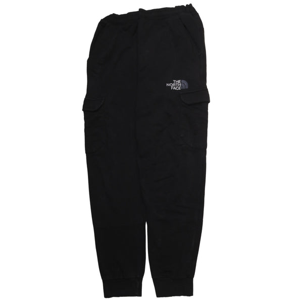 The North Face 90's Elasticated Waistband Drawstrings Joggers / Sweatpants XLarge Black