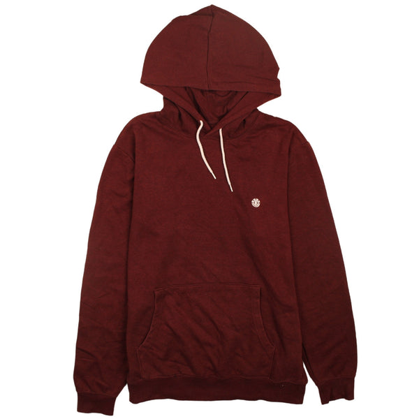 Element 90's Drawstring Pockets Pullover Hoodie XLarge (missing sizing label) Burgundy Red