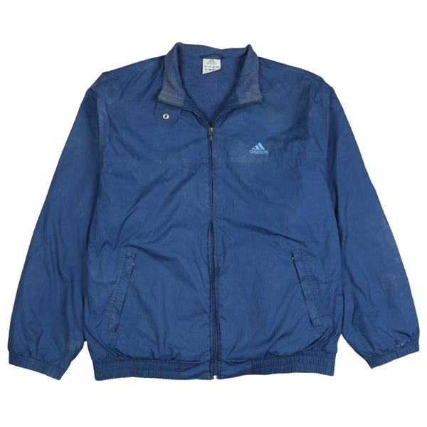 Adidas 90's Lightweight Full Zip Up Windbreaker XXLarge (missing sizing label) Blue