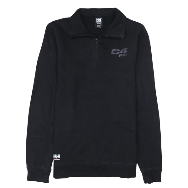 Helly Hansen 90's Lightweight Quarter Zip Sweatshirt Large Black