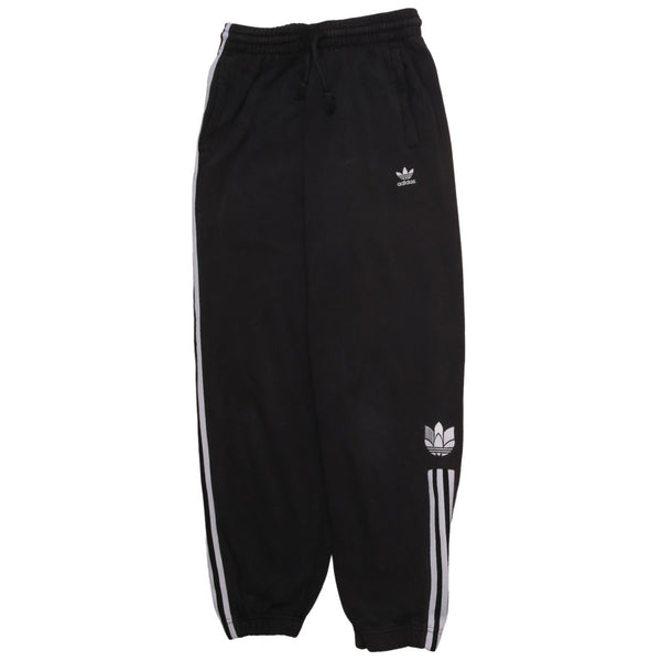 Adidas 90's Elasticated Waistband Drawstrings Joggers / Sweatpants 28 Black