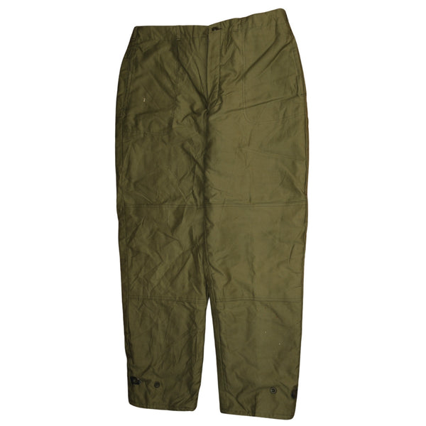 Active 90's Straight Leg Baggy Trousers / Pants 40 Khaki Green