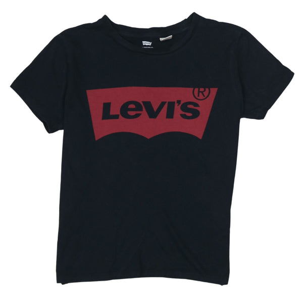 Levi's 90's Spellout Short Sleeves T Shirt Medium Black