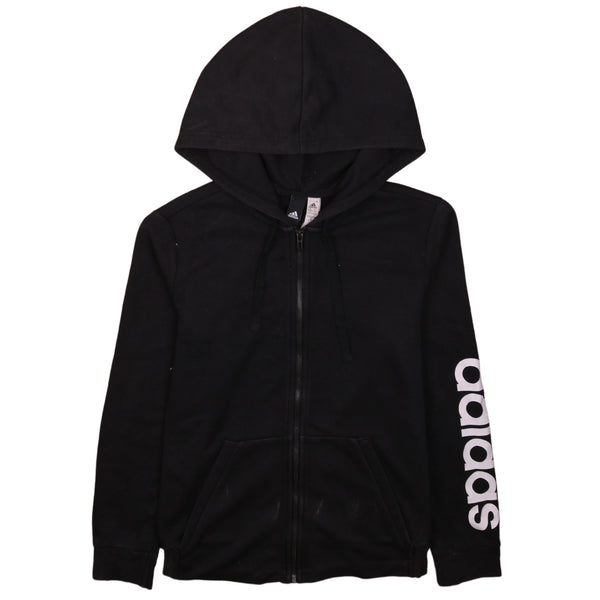 Adidas 90's Sportswear Full Zip Up Hoodie Medium Black