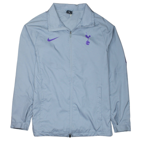 Nike 90's Swoosh Full Zip Up Windbreaker Medium Blue