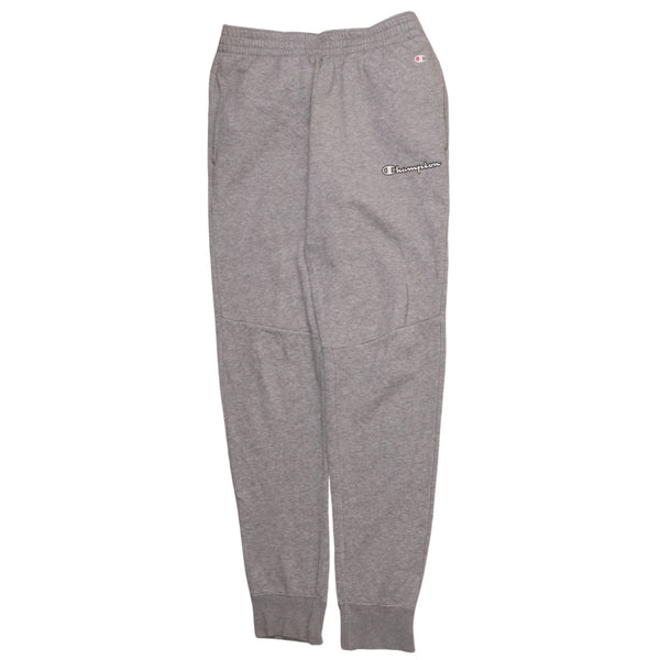 Champion 90's Elasticated Waistband Drawstrings Joggers / Sweatpants XSmall Grey