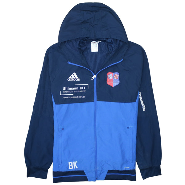 Adidas 90's Lightweight Full Zip Up Windbreaker Large Blue