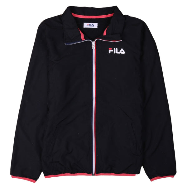 Fila 90's Sportswear Full Zip Up Windbreaker XSmall (missing sizing label) Black