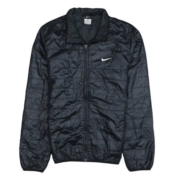 Nike 90's Swoosh Full Zip Up Windbreaker Medium Black