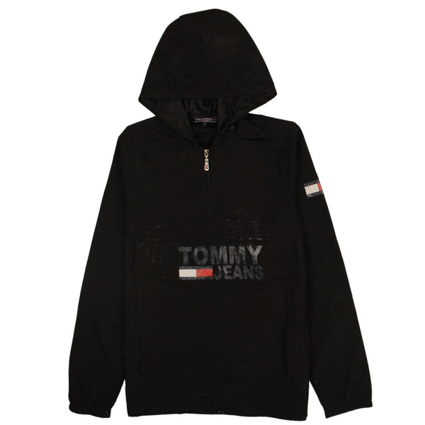 Tommy Hilfiger 90's Lightweight Hooded Windbreaker XSmall Black