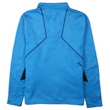 Under Armour 90's Sportswear Quater Zip Sweatshirt Large Blue