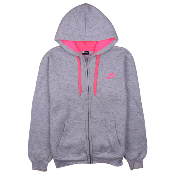 Nike 90's Swoosh Full Zip Up Hoodie XLarge Grey