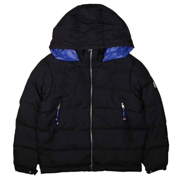 Moncler 90's Hooded Full Zip Up Puffer Jacket XXLarge (missing sizing label) Black