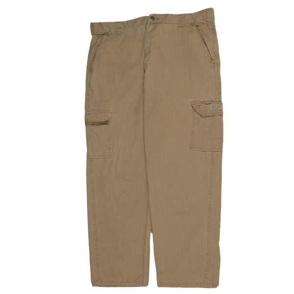 Wrangler 90's Cargo Pockets Trousers / Pants 40 Tan Brown