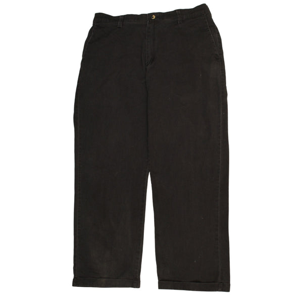 Wrangler 90's Straight Leg Baggy Trousers / Pants 36 Black