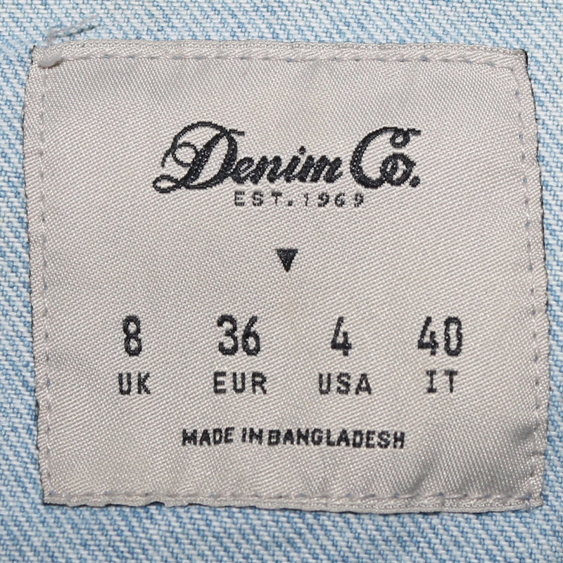 DenimCo. 90's Button Up Denim Jacket XSmall (missing sizing label) Blue