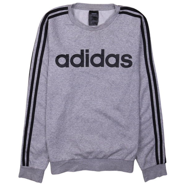 Adidas 90's Spellout Crew Neck Sweatshirt XSmall Grey