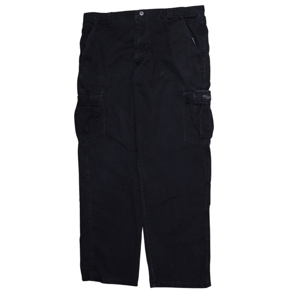 Wrangler 90's Cargo Pockets Trousers / Pants 38 Black