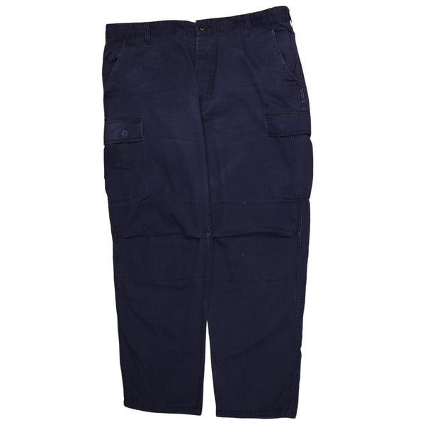 Active 90's Cargo Pockets Trousers / Pants 39 Navy Blue