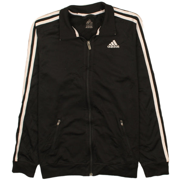 Adidas 90's Full Zip Up Sweatshirt Large Black