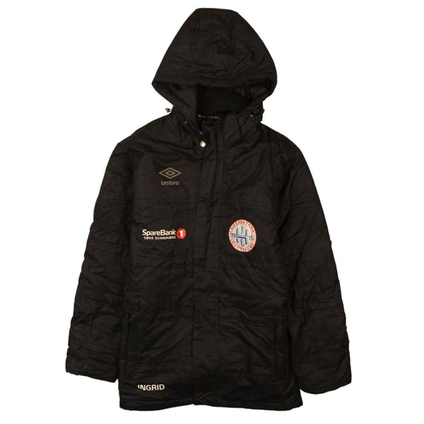 Umbro 90's Hooded Full Zip Up Windbreaker XSmall Black