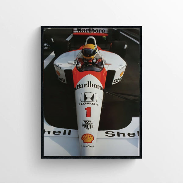 Ayrton Senna's McLaren MP4-6 Poster