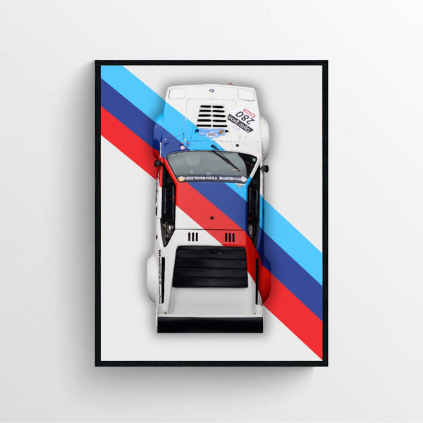 BMW Racing Car Poster