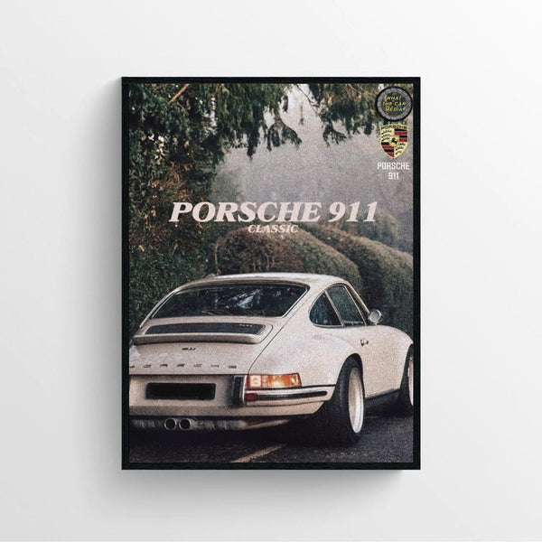 Retro Porsche 911 Poster