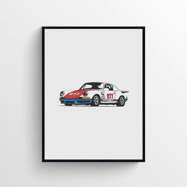 PORSCHE 911 MAGNUS WALKER Poster