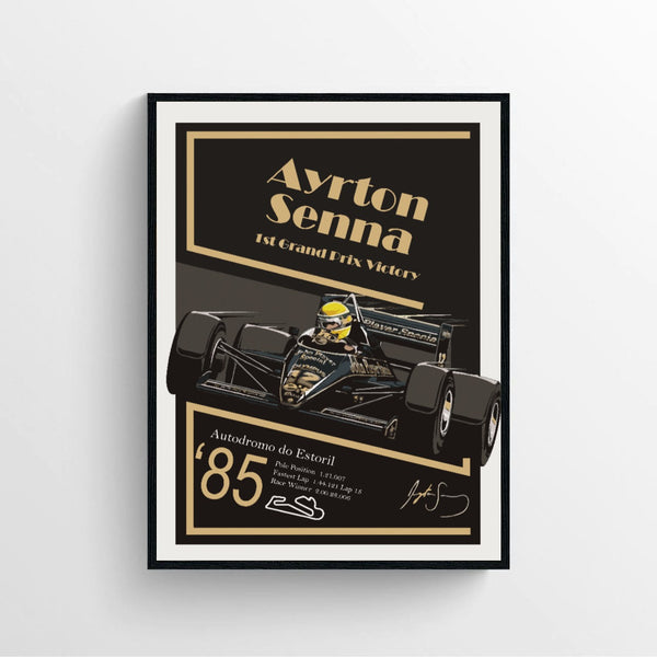 Ayrton Senna Print Poster