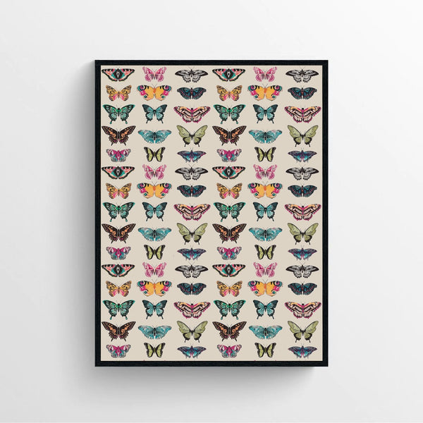 Vintage Poster Butterflies