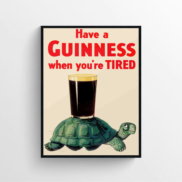 Guinness Turtle Ireland Classic Poster