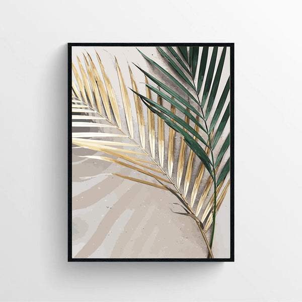 Green Plant Leaf Poster